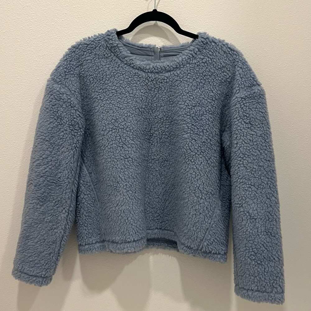 Blue Lululemon Sherpa Sweatshirt